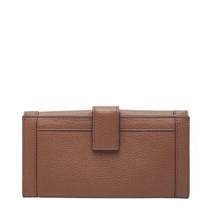 Gucci Long Wallet W Hook 231839 Brown Canvas Leather Women's Gucci